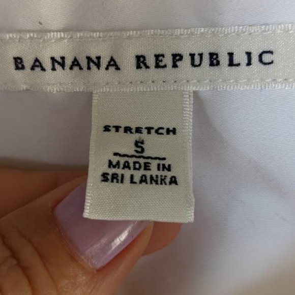 Classic Banana Republic white  shirt - Picture 7 of 8